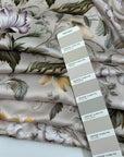 Floral Print Polyester Twill
