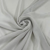 Powder Gray Polyester Crepe Georgette