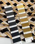 Geometric Print Polyester Twill