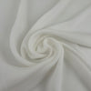 White Silk Crepe Georgette