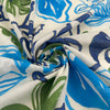 Cotton Voile With A Floral Print