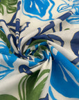 Cotton Voile With A Floral Print