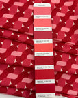 Fuchsia Printed Polyester Twill