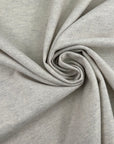 Light Gray Melange Wool Blend Cloth