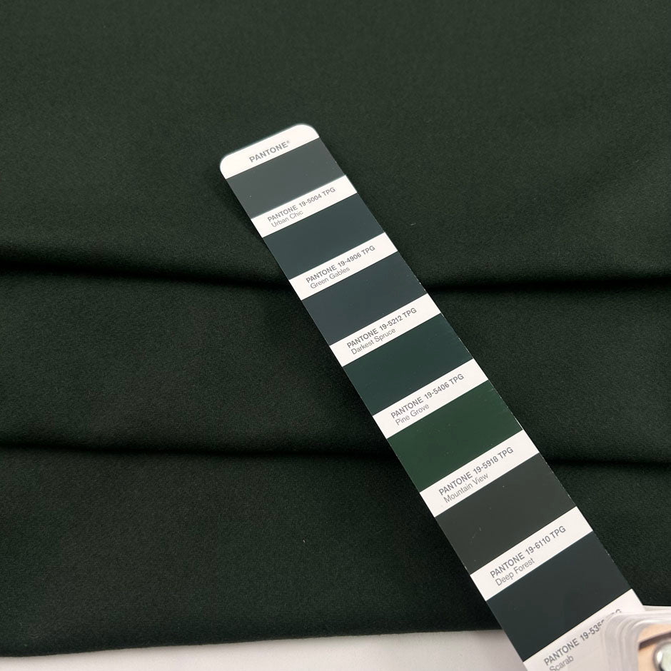 Dark Green Wool Blend Cloth