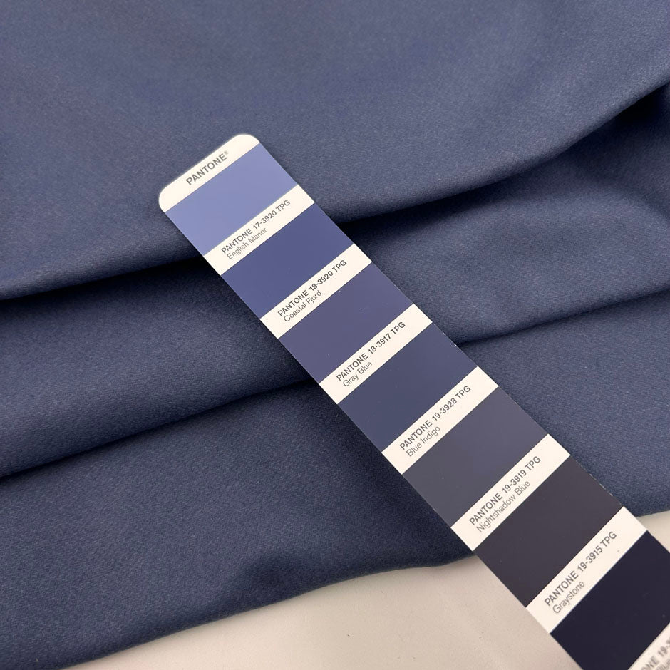 Blue Wool Blend Cloth