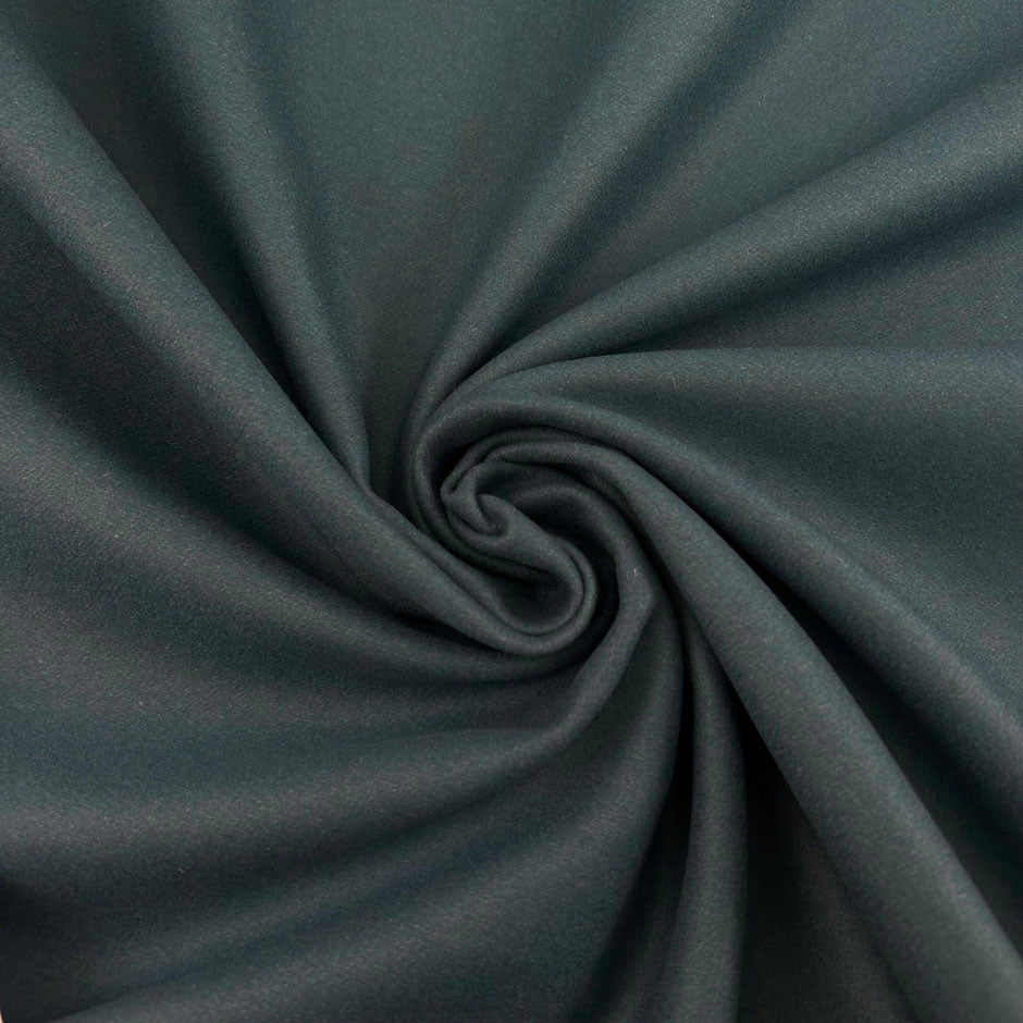 Oil Green Wool Blend Cloth