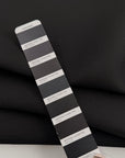 Black Structured Technical Fabric