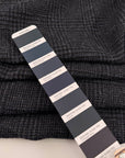 Black And Blue Wool Blend Prince Of Wales