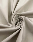 Beige Stretch Cotton Popeline