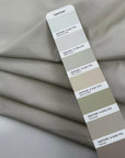 Beige Stretch Cotton Popeline