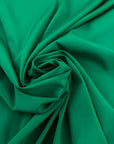 Green Stretch Pure Silk Crepe De Chine