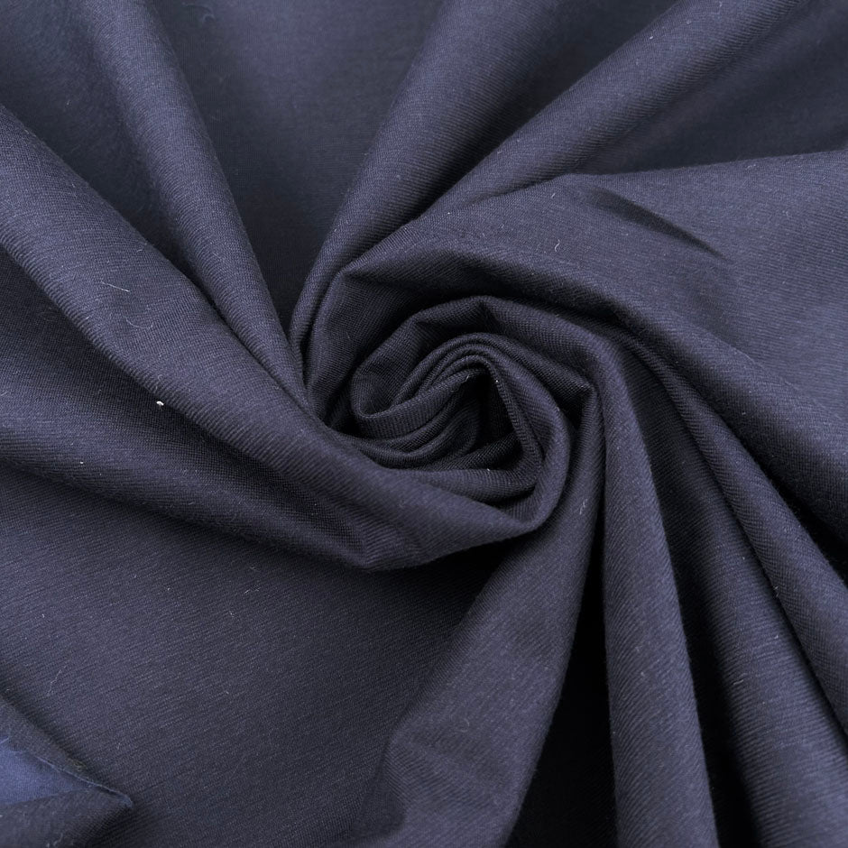 Blue Jersey Bonded With Blue Waterproof Fabric