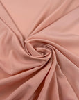 Pink Stretch Pure Silk Crepe De Chine