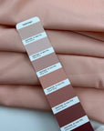 Pink Stretch Pure Silk Crepe De Chine