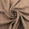 Brown Jersey Tweed With Sequins