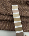 Brown Jersey Tweed With Sequins