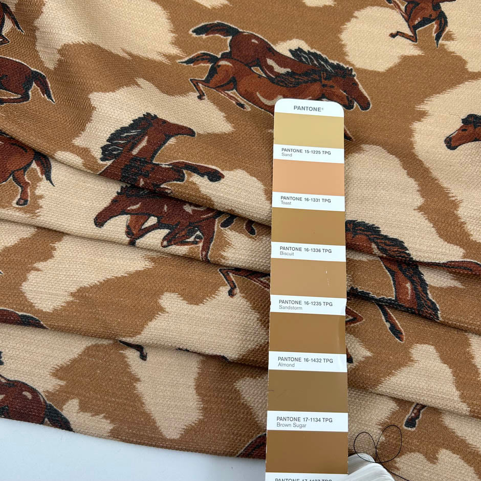 Printed Wool Canvas