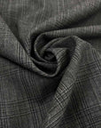 Black And Grey Prince Of Wales Virgin Wool