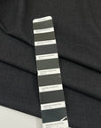Gray Wool Gabardine Bonded With Storm System Membrane