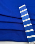 Blue Cotton French Terry Jersey
