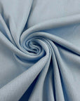 Light Blue Cotton Rib