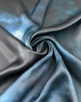 Abstract Printed Silk Sateen