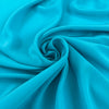 Light Blue Silk Crepe De Chine