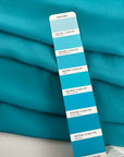 Light Blue Silk Crepe De Chine