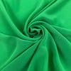Bright Green Silk Crepe De Chine
