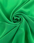 Bright Green Silk Crepe De Chine