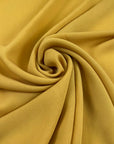 Dark Yellow Silk Georgette