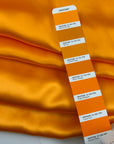 Orange Silk Sateen