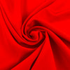 Red Silk Crepe De Chine