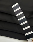 Black Silk Crepe De Chine