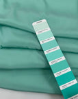 Teal Stretch Pure Silk Crepe De Chine