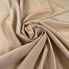 Beige Stretch Pure Silk Crepe De Chine