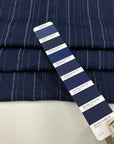 Blue Cotton Striped Jersey