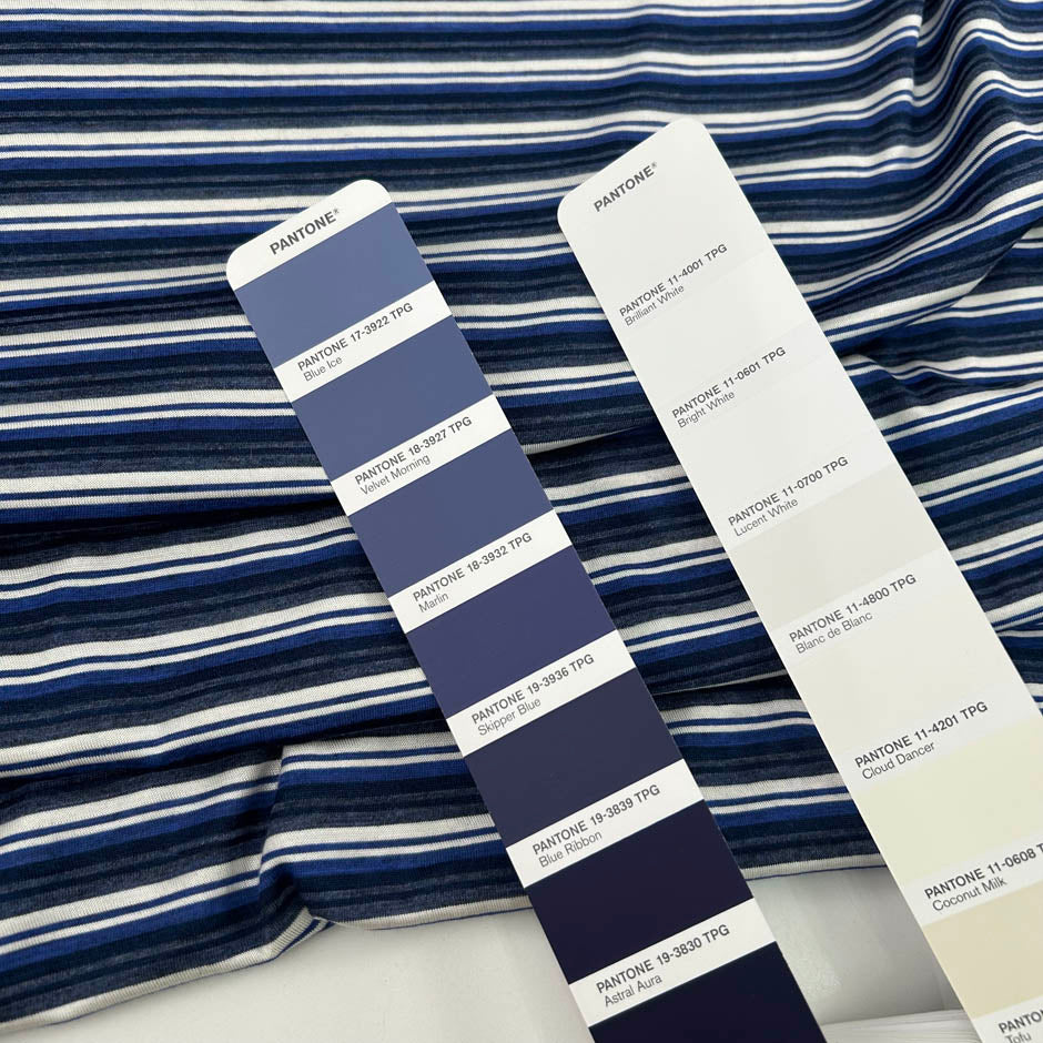 Multicolored Striped Cashmere And Silk Blend Light Jersey
