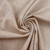 Cotton Blend Tweed Vichy Pattern