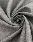 Light Gray Melange Wool Blend Cloth