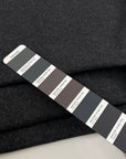 Dark Grey Melange Wool Blend Cloth