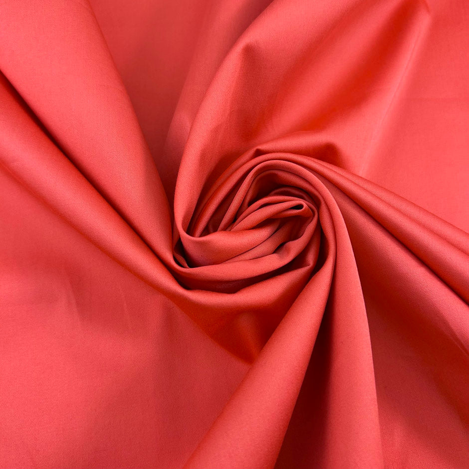 Pink Cotton Sateen