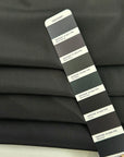 Dark Blue Pure Silk Crepe De Chine