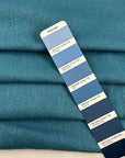 Light Blue Cotton And Silk Bourette