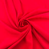 Red Stretch Pure Silk Crepe De Chine