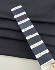 Navy Blue Silk Shantung