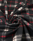 Black Checked Wool Tartan