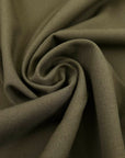 Dark Green Wool Gabardine
