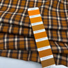 Light Brown Checked Wool